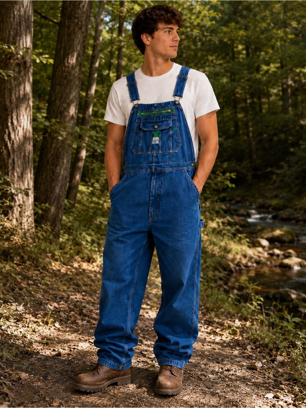 Liberty Denim Overalls Vintage Inspired Workwear Carpenter Utility Baggy 44 x 32